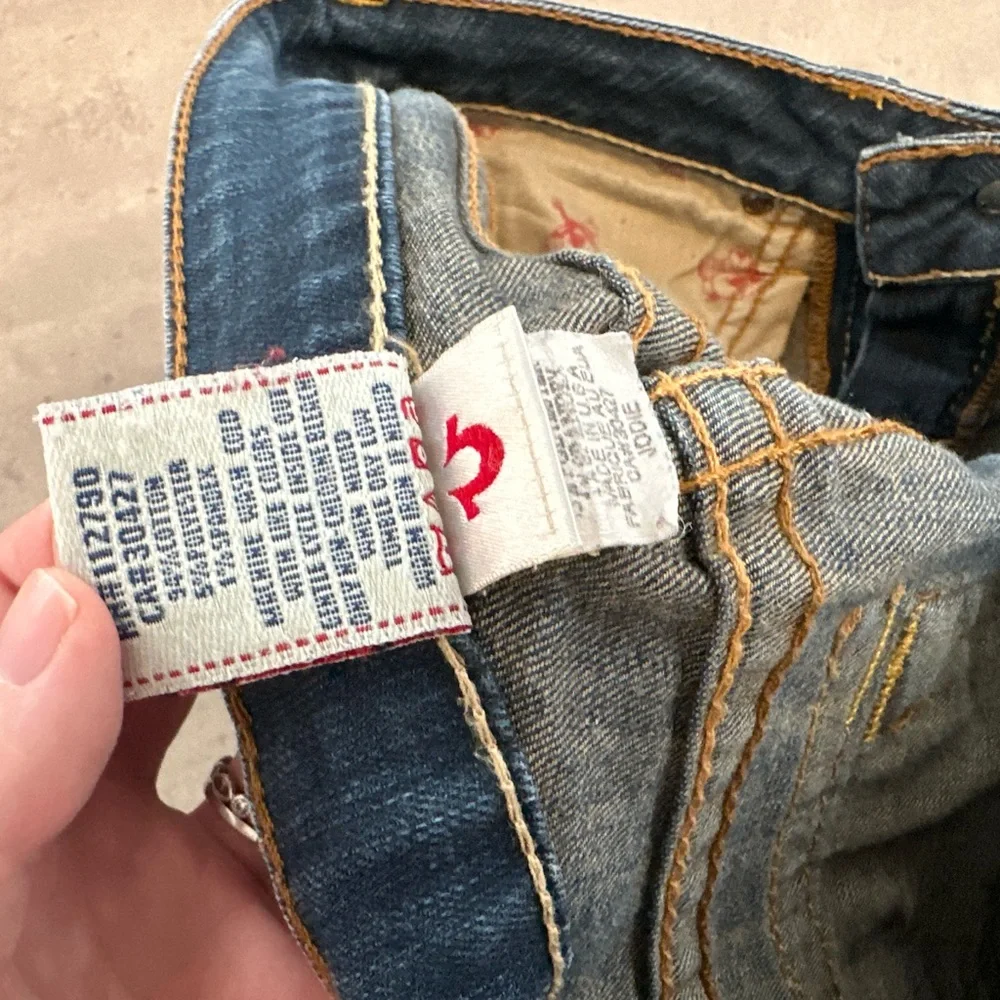 True Religion Dark Blue Skinny Jeans Y2K style | Size 29 - Picture 9 of 9